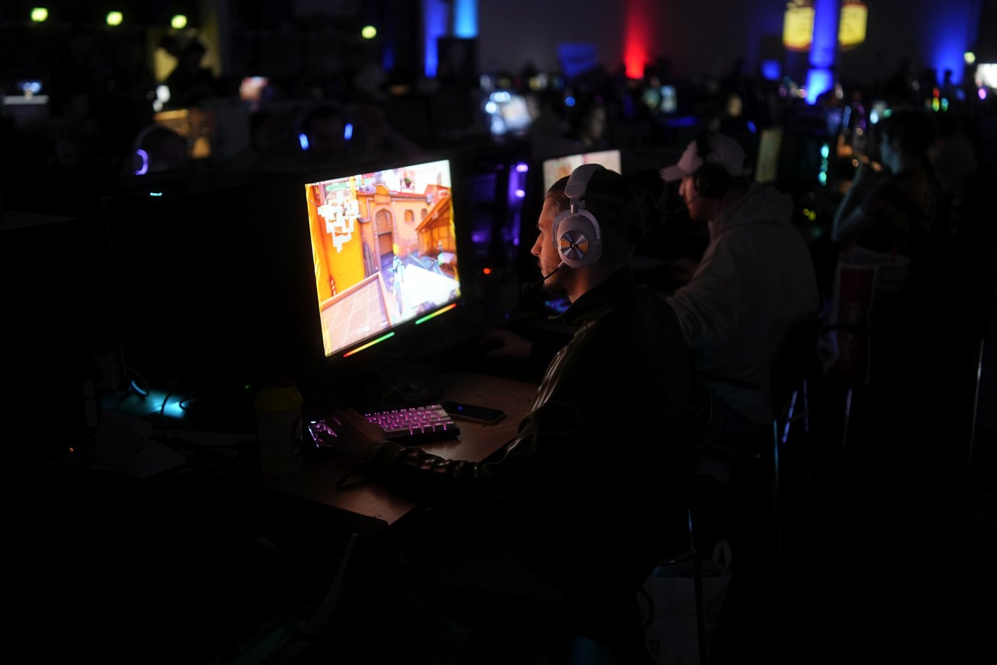 Gaming-Plätze in der VulkanLAN-Halle